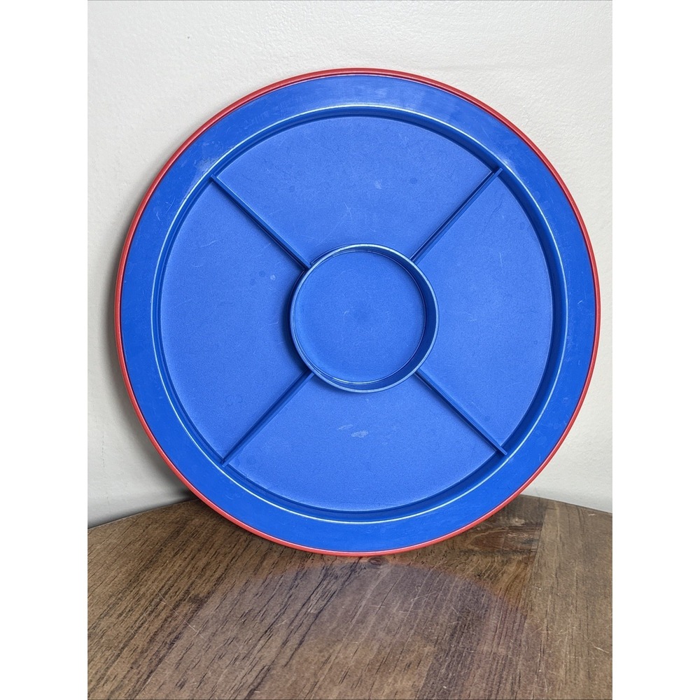 Vintage Tupperware Divided Snack and Serving Tray Insert (Part 3537 / 3537A)